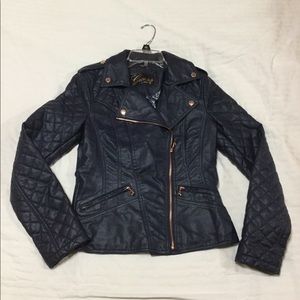 GUESS  faux leather Moto, sz. S ..